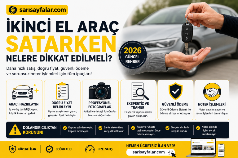 Araç İlanı Nasıl Hazırlanır? Daha Hızlı Satış İçin 2026 Rehberi
