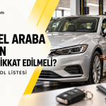 İkinci El Araba Alırken Nelere Dikkat Edilmeli? 2026 Kapsamlı Kontrol Listesi