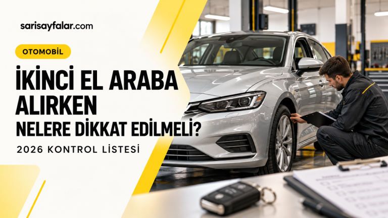 İkinci El Araba Alırken Nelere Dikkat Edilmeli? 2026 Kapsamlı Kontrol Listesi
